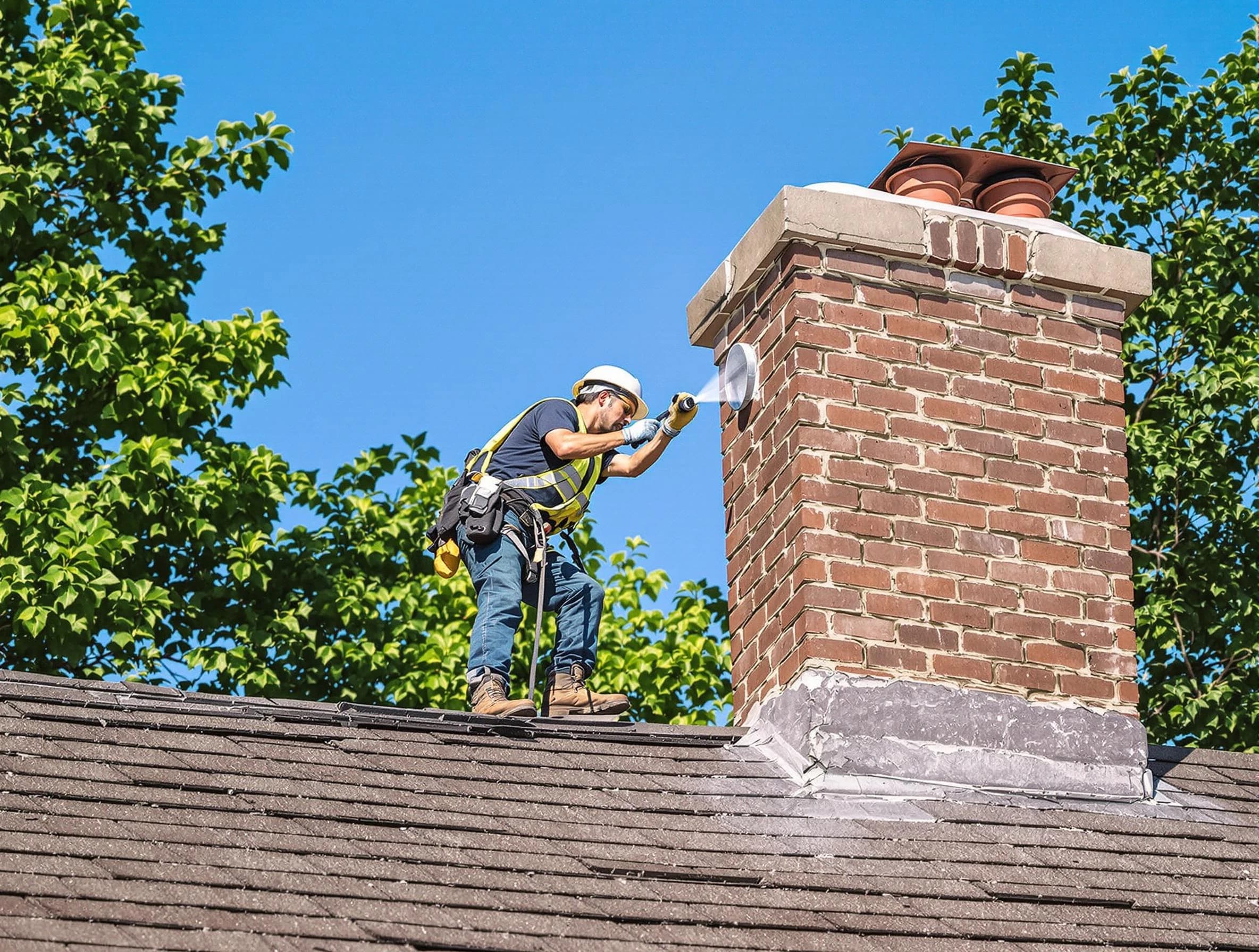 South Plainfield Chimney Sweep performing an inspection with advanced tools in South Plainfield, NJ