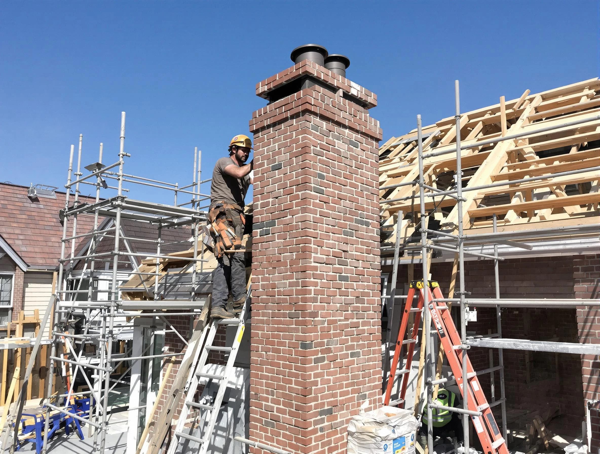 New chimney installation completed by South Plainfield Chimney Sweep in South Plainfield, NJ