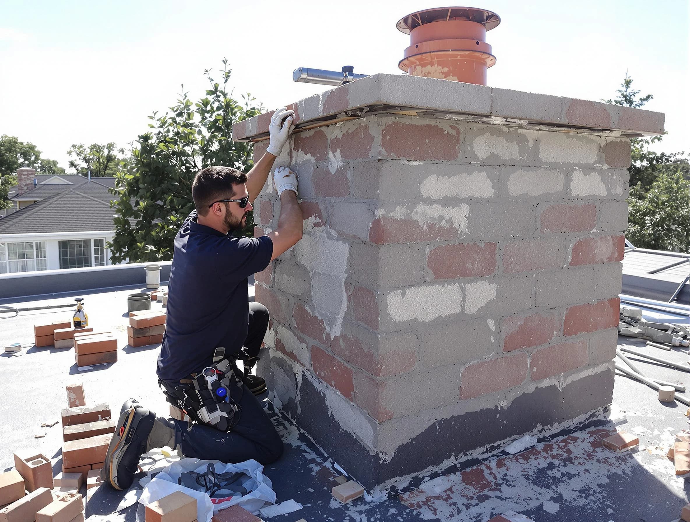 Advanced chimney repair process by South Plainfield Chimney Sweep in South Plainfield, NJ