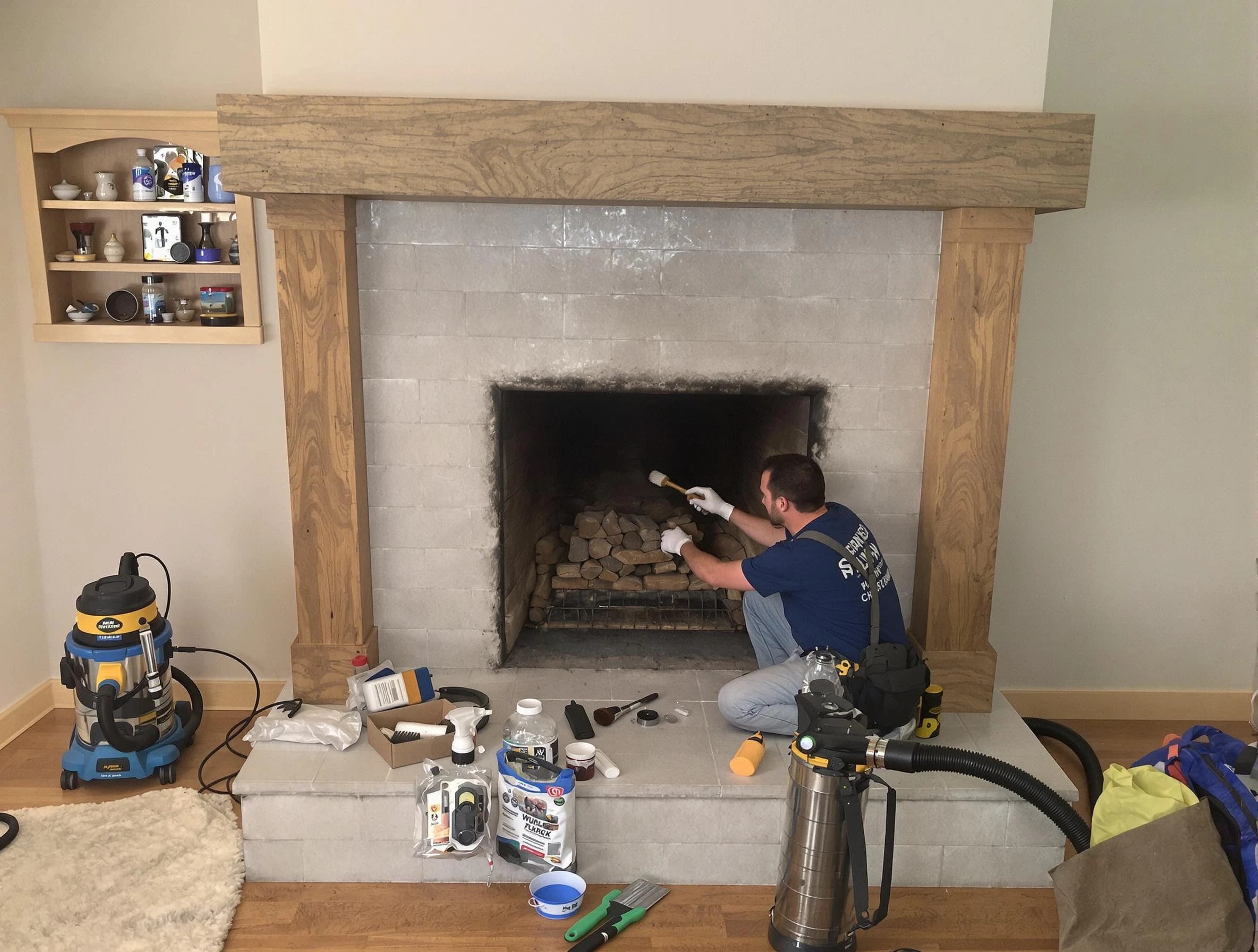 Detailed creosote removal process by South Plainfield Chimney Sweep in South Plainfield, NJ